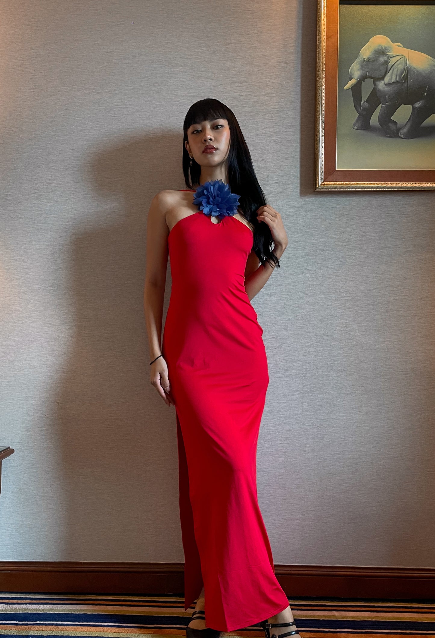 Flora dress in Red